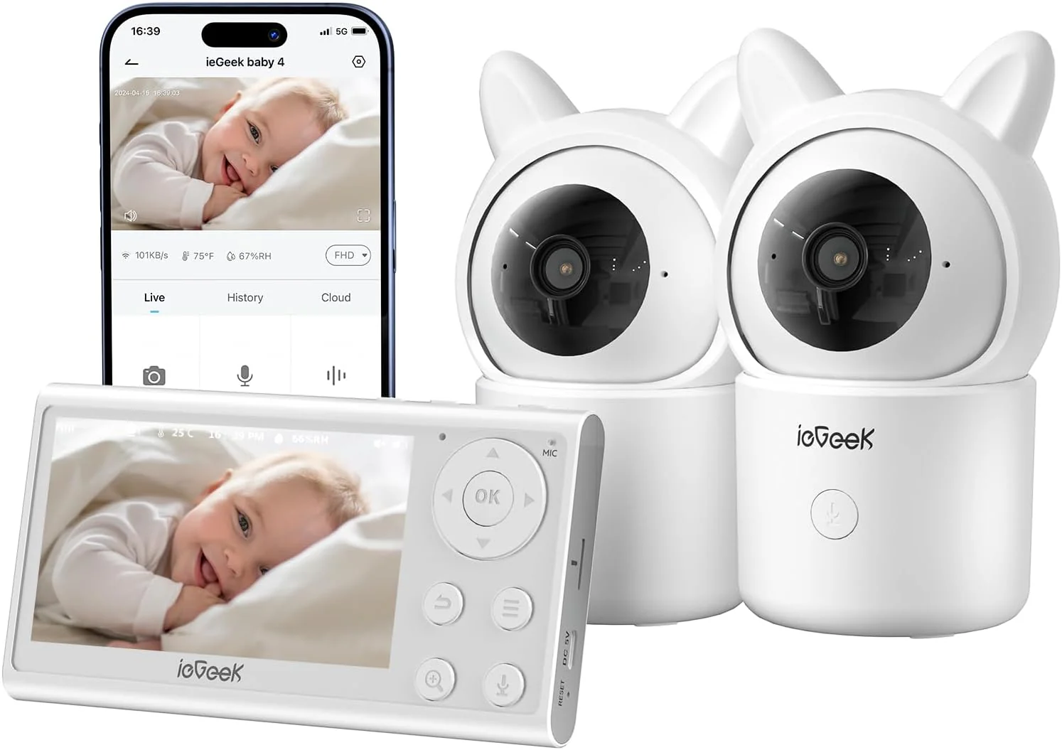 ieGeek Baby Monitor Baby 4 - Image 9