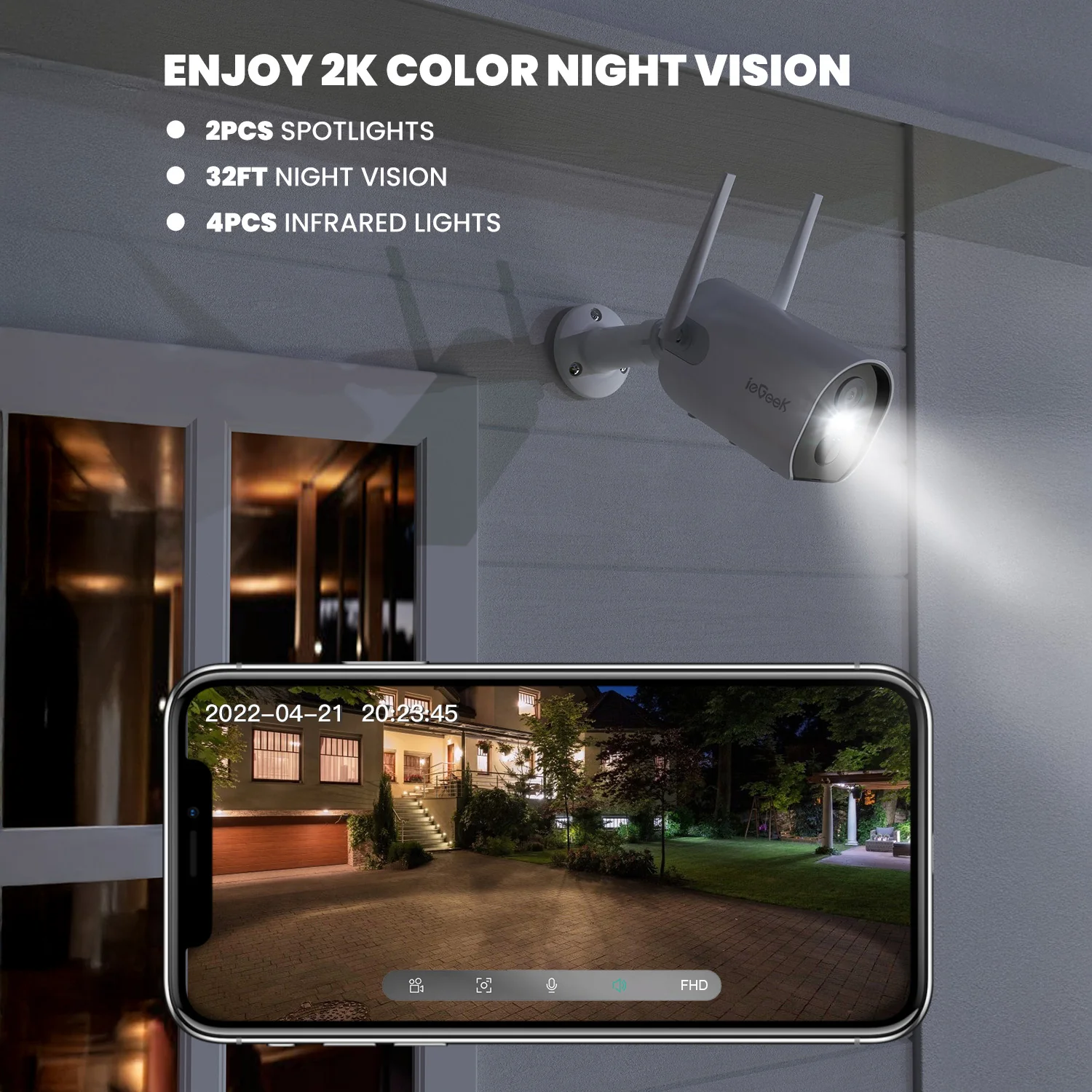 ieGeek Battery Security Camera ZS-GX2S - Image 5