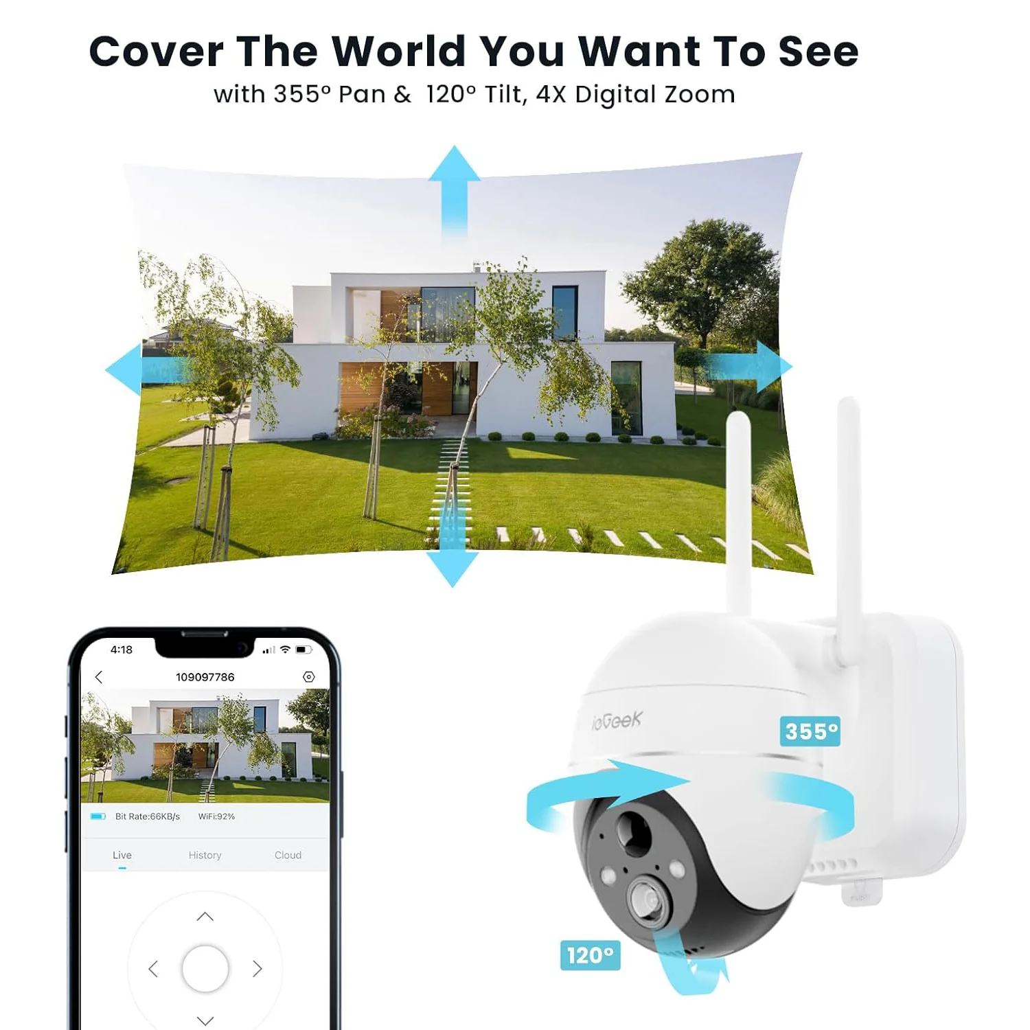 ieGeek Solar Security Camera ZS-GX4S - Image 5