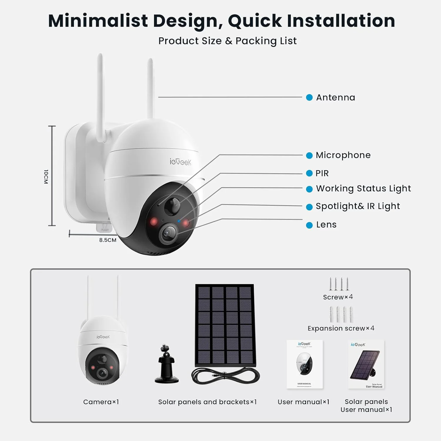 ieGeek Solar Security Camera ZS-GX4S - Image 7