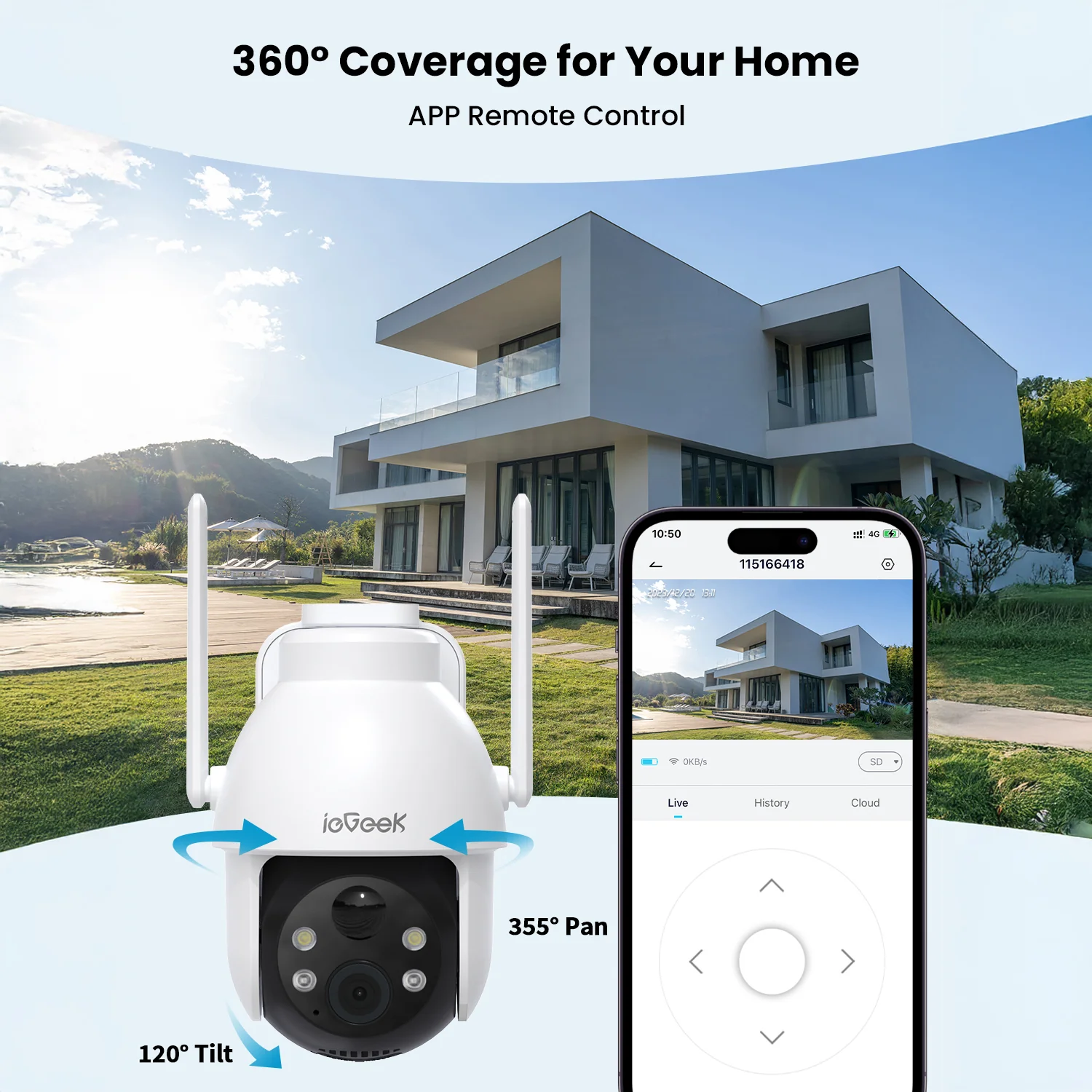 ieGeek Solar Security Camera ZY-C2 - Image 4