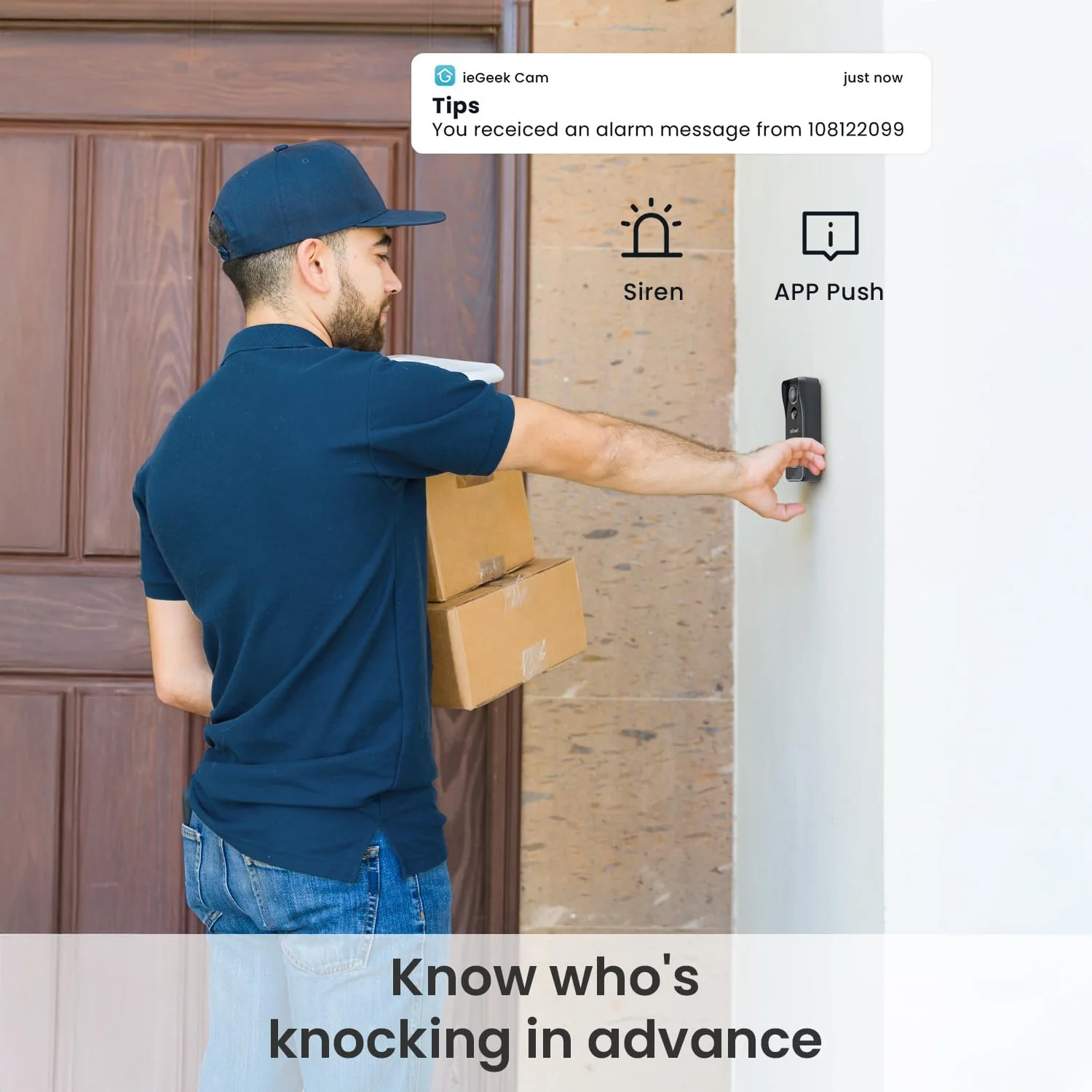 ieGeek Doorbell Camera Bell J9 Plus - Image 4