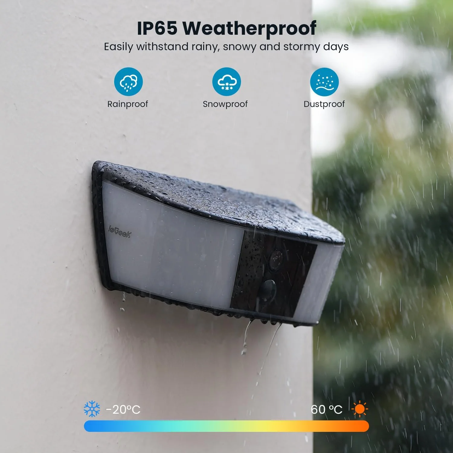 ieGeek Solar Wall Light Camera S4 - Image 8
