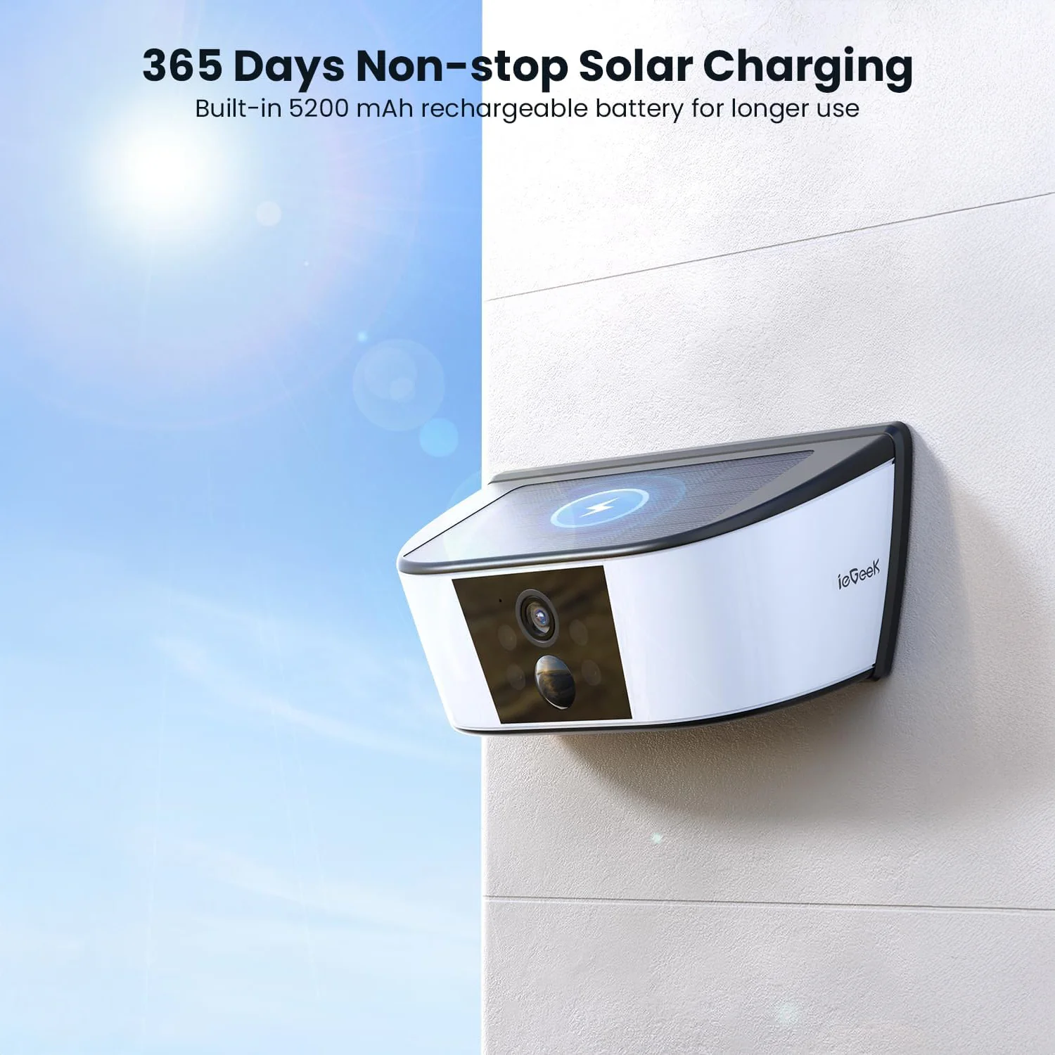 ieGeek Solar Wall Light Camera S4 - Image 9