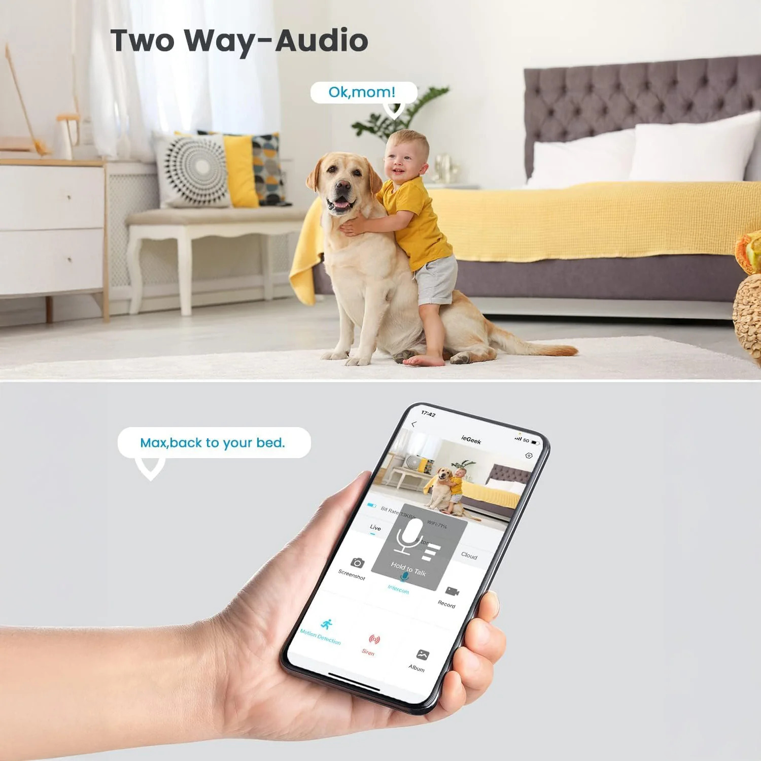 ieGeek Indoor Camera ZS-GX7S - Image 3